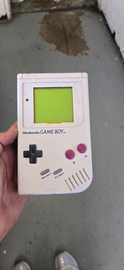 Nintendo gameboy with tetris