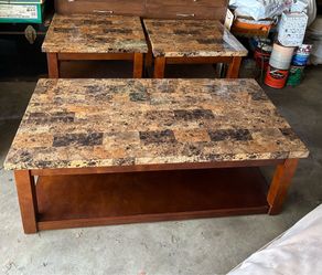 Coffee table & end tables