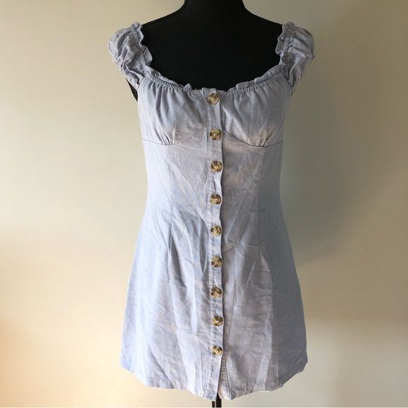 Womens LATISTE by Amy Blue Button up Tunic top size S