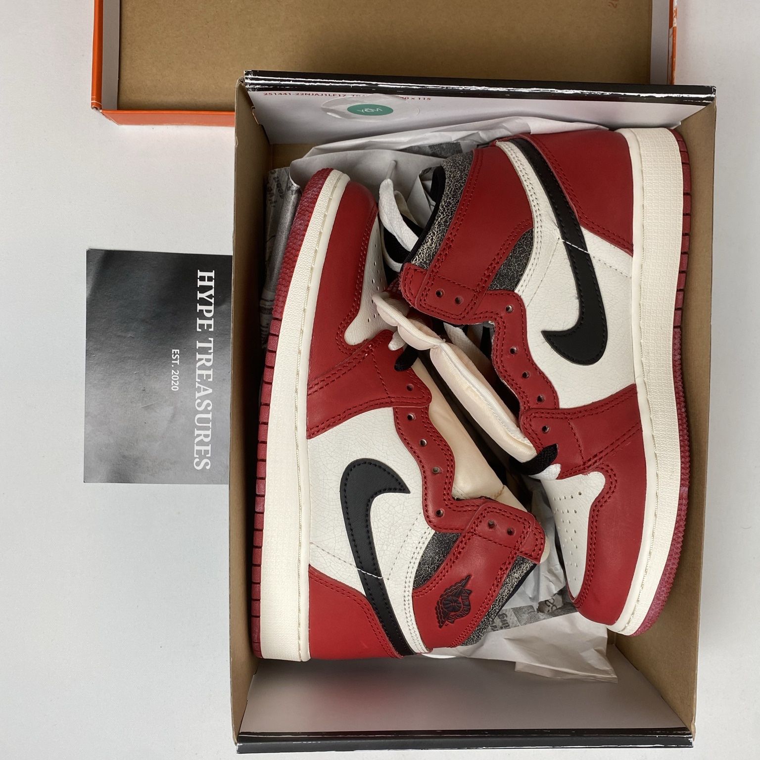 New Air Jordan 1 High Lost And Found 6.5Y