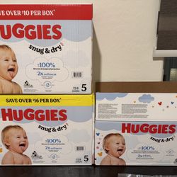 Huggies Diapers Size 5 Snug And Dry