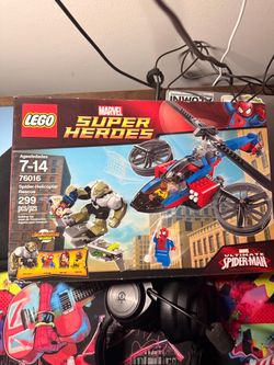 Lego SpiderMan Helicopter Chase