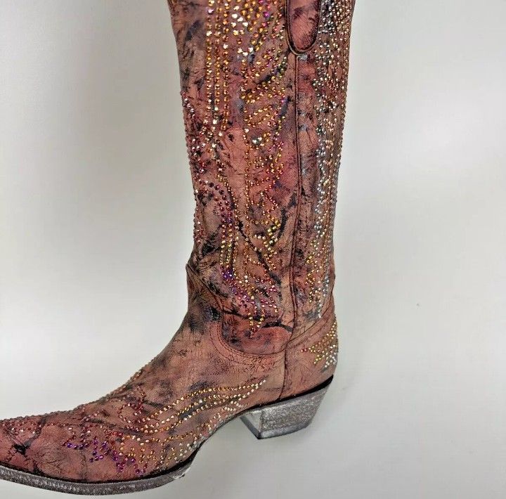 Ol gringo swarski crystal Boot, Ladies 10