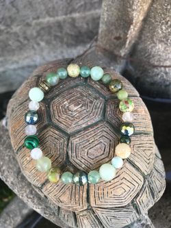 Mix gemstone bracelet size 7.5 inches