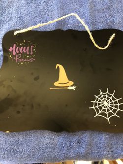 Cute Chalk Embellished wall hanging