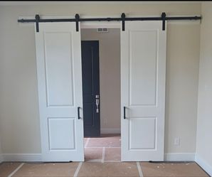 Barn Doors 96"H x 60"w includes track system
