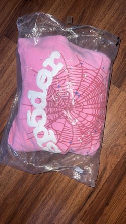 Pink spider hoodie