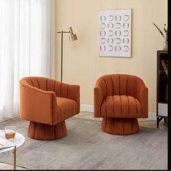 Orange Couch Seats X2