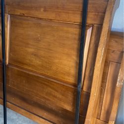 Queen bed  Frame With Reels 