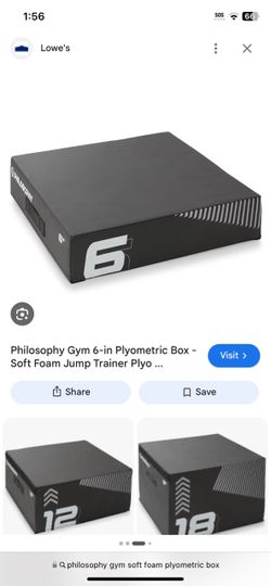 Foam plyometric box 6 inch