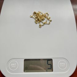 14k Handmade OG Turkish 5g’s Necklace 