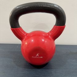 ProsourceFit Vinyl Coated Cast Iron 20lb Kettlebell 