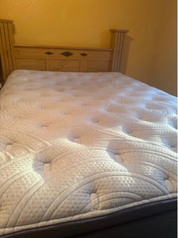 Queen sized bed
