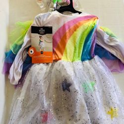 Light Up unicorn Costume Size 4-5 