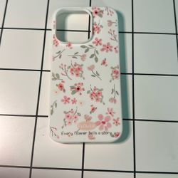 iPhone 14 Pro Case With Flower Design