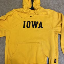 Vintage Iowa Hawkeyes Nike Team Hoodie // Middle Swoosh