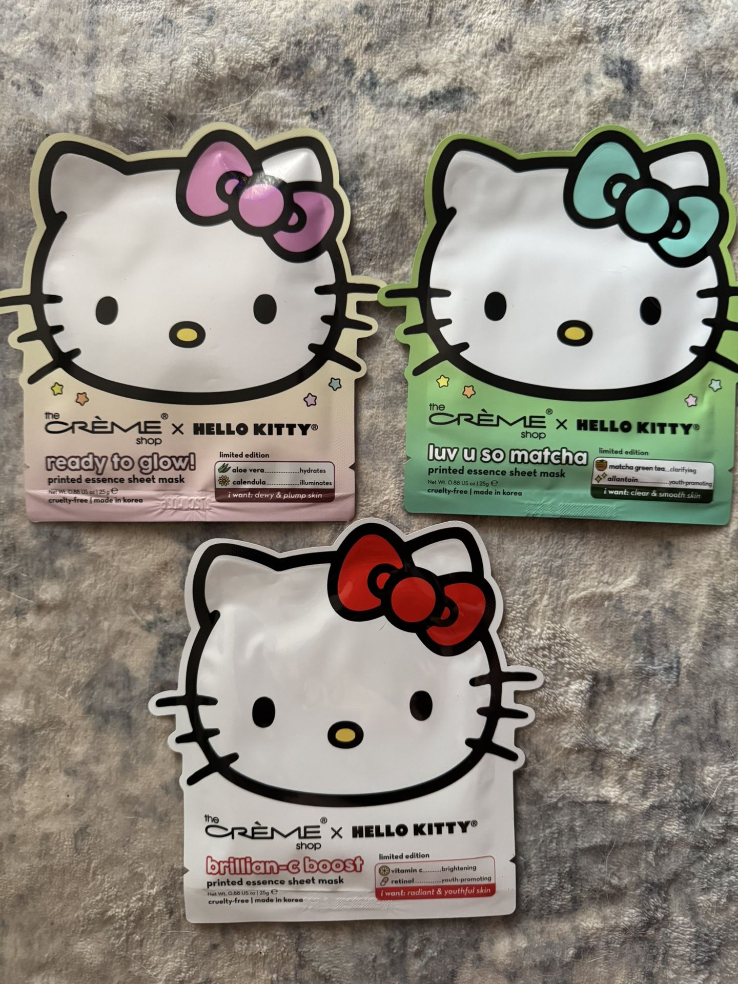 Sanrio Hello Kitty And The Crème Shop Face Masks