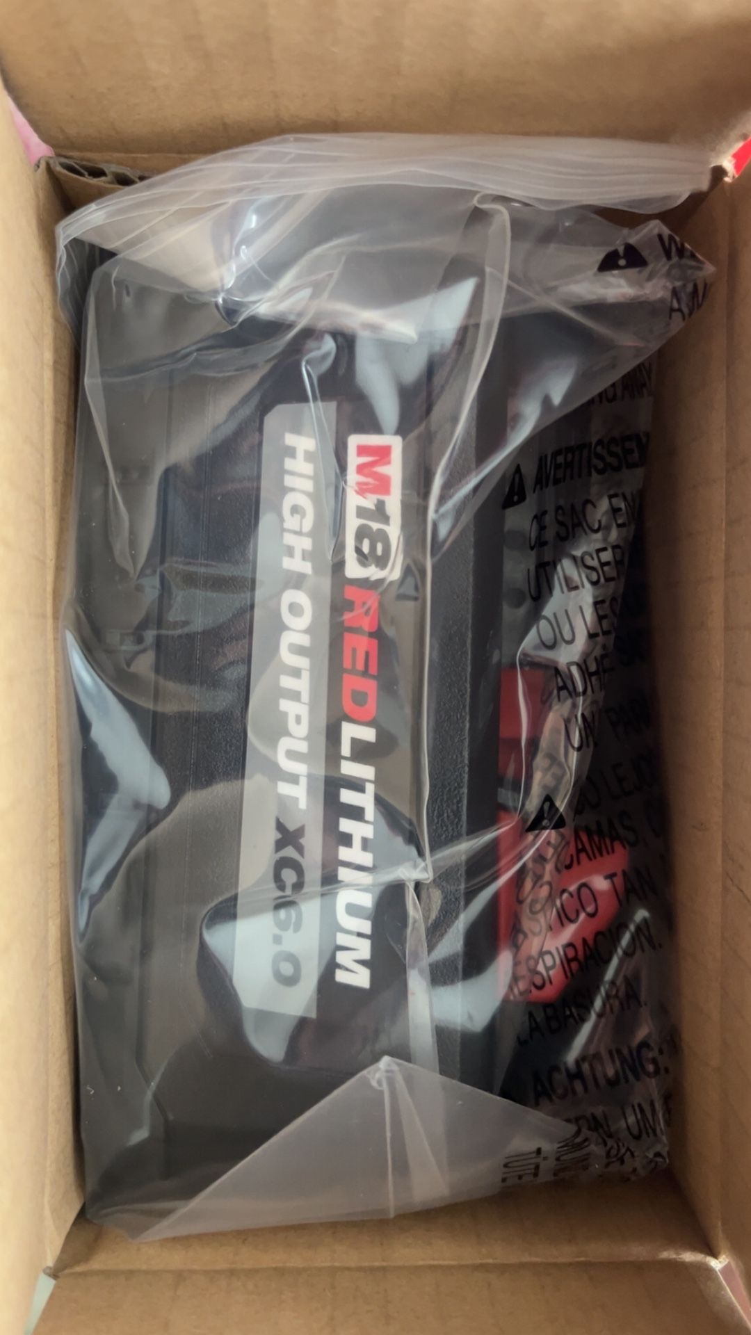 Milwaukee M18 Red Lithium high output XC6.0