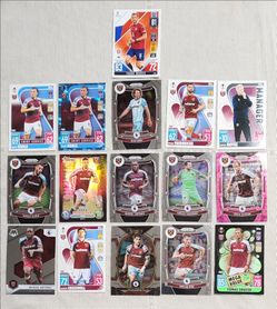 West Ham United FC Soccer Cards Bundle 16 Included