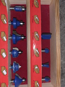 Router bits in great condition