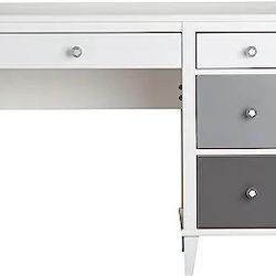 Little Seeds Monarch Hill Poppy Kids' Desk with Grey Drawers
