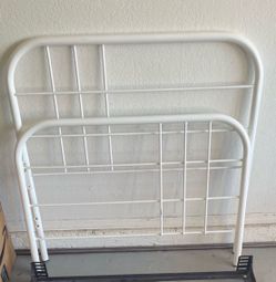 Twin metal bed frame