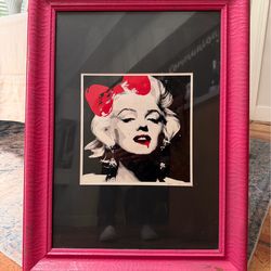 🎨 ART 🖼️  🔥  MARYLIN MONROE art piece by Death ￼New York City 2/100 Limited Run