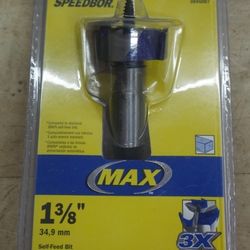   Irwin Speedbor (contact info removed)  1-3/8" Self Feed Drill Bit #724 W1. new 
