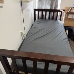 Gently Used Twin Bed With Mattress