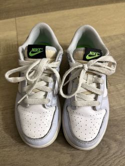 Nike Dunk Low White and Powder Blue Sneakers