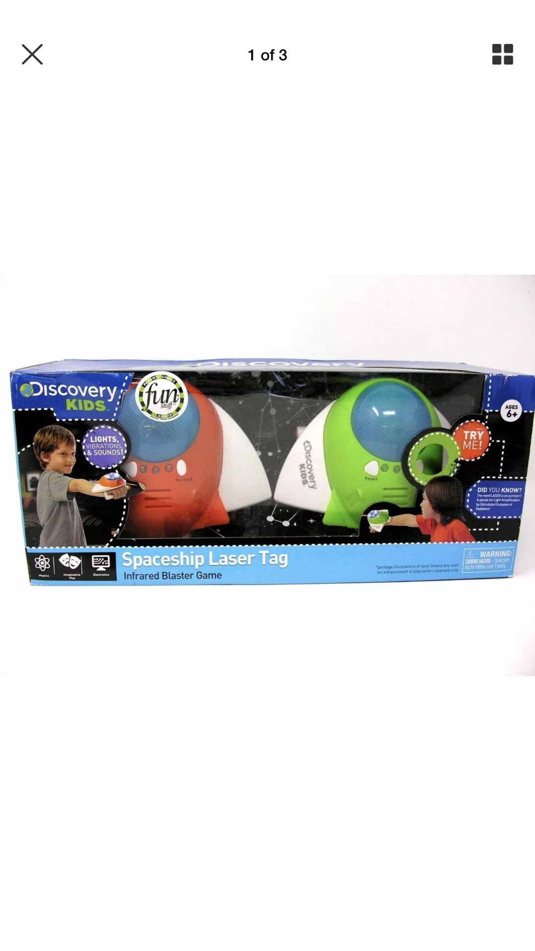 Discovery Kids Spaceship Laser Tag shooting game!