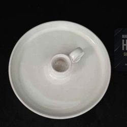 Ceramic Dish W/ Taper Candle Holder