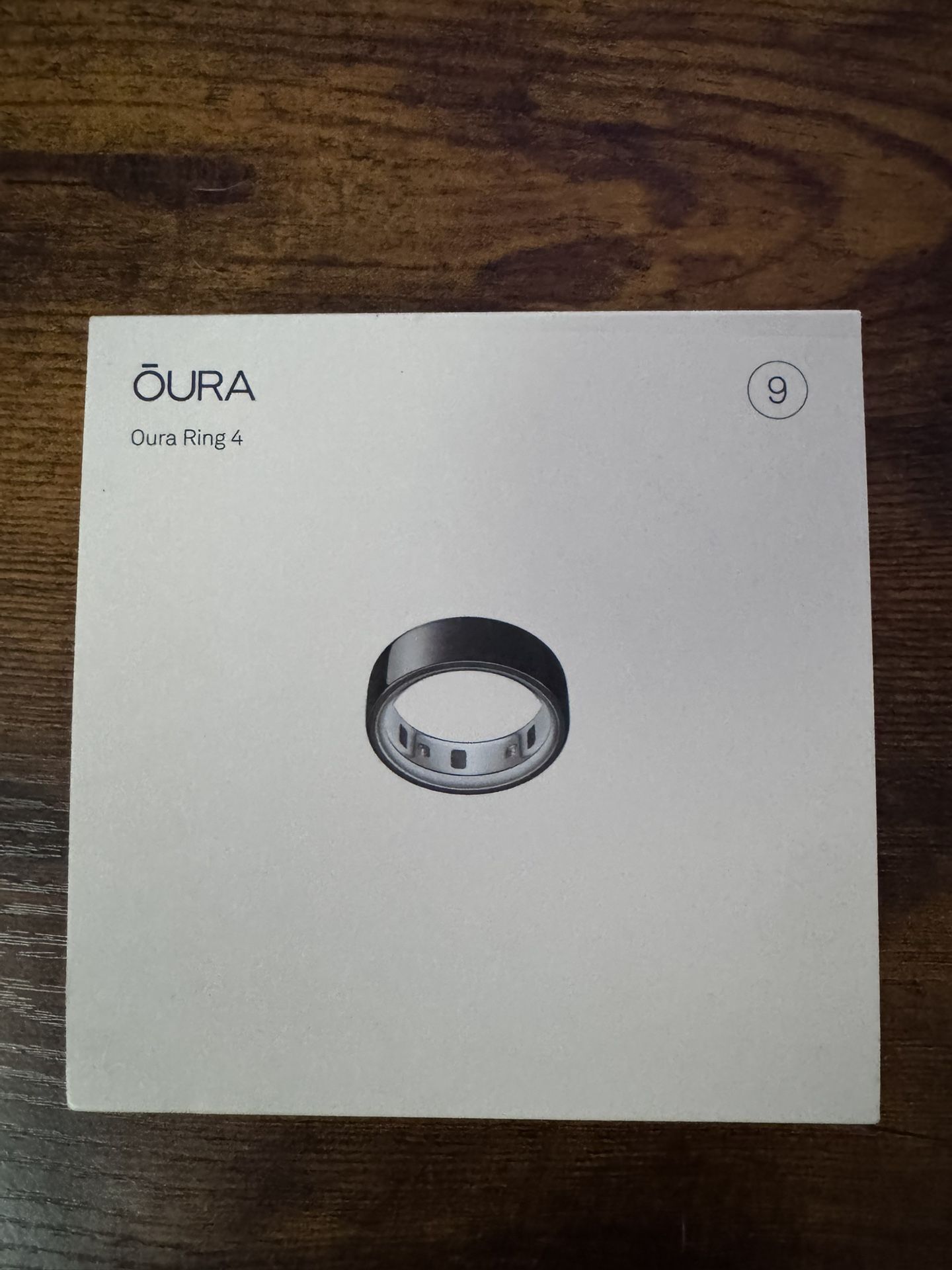 Oura Ring 4 black size 9