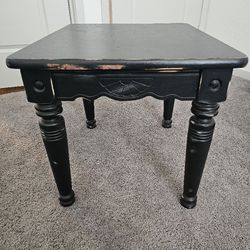  Sturdy Black End or Side Table