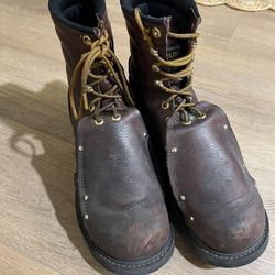 Carolina 8 Inch Work Steel Toe Met Guard Boots 