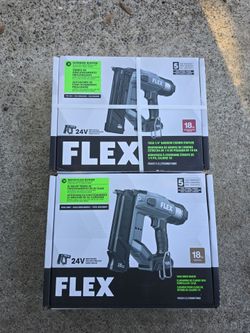 Flex 24v 18 Gauge nailer & Stapler