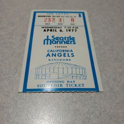 Mariners Game One used ticket Thumbnail