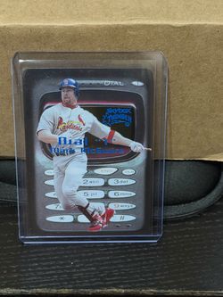 1999 Skybox Thunder Dial 1 Mark McGwire CELL PHONE DIE CUT