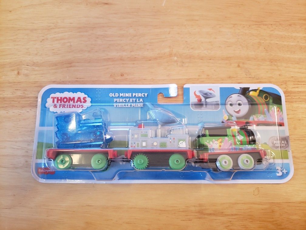 Thomas & Friends Fisher-Price Old Mine Percy die-cast Push-Along Toy Train
