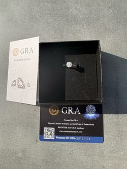 VVS1 Moissanite Engagement/Promise Ring