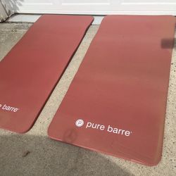 Pure Barre Matts And One 3 Piece Black Mat 