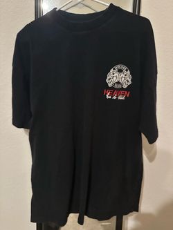 Darc Sport Wolves Heaven Has to Wait Black shirt size L