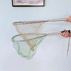 Fishing 2 Aluminum Fishing Net  - Vintage from  around the 70's when manufacturers used good materials it will last forever 