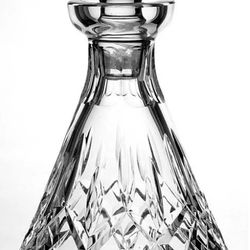 WATERFORD CRYSTAL Roly Poly Decanter & Stopper Lismore