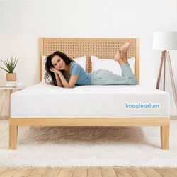 Imaginarium 10" Hybrid of Memory Foam and Coils Mattress with Antimicrobial Treated Cover, Twin used only 3 times