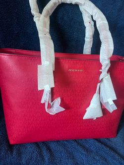 Michael Kors Jet Set Metallic Red Travel tote bag Large