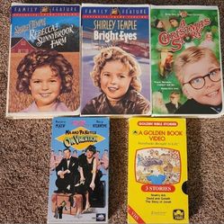 Shirley Temple Bundle VHS $20