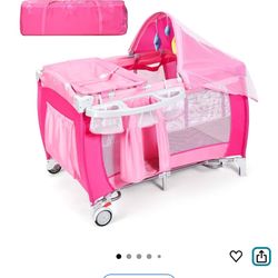 Pink Pack And Play 