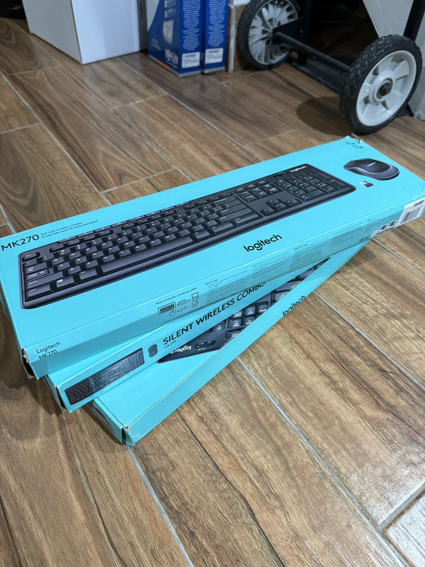 Logitech Wireless Keyboards + Mouse Set