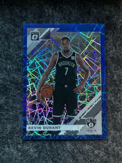 Kevin Durant - 2019-20020  Panini  Donruss Optic Basketball Blue Velocity Card no 112 - Mint Condition